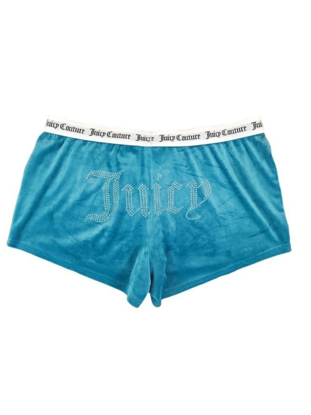 Juicy Couture Teal Sleepwear Shorts with Pink Satin Label